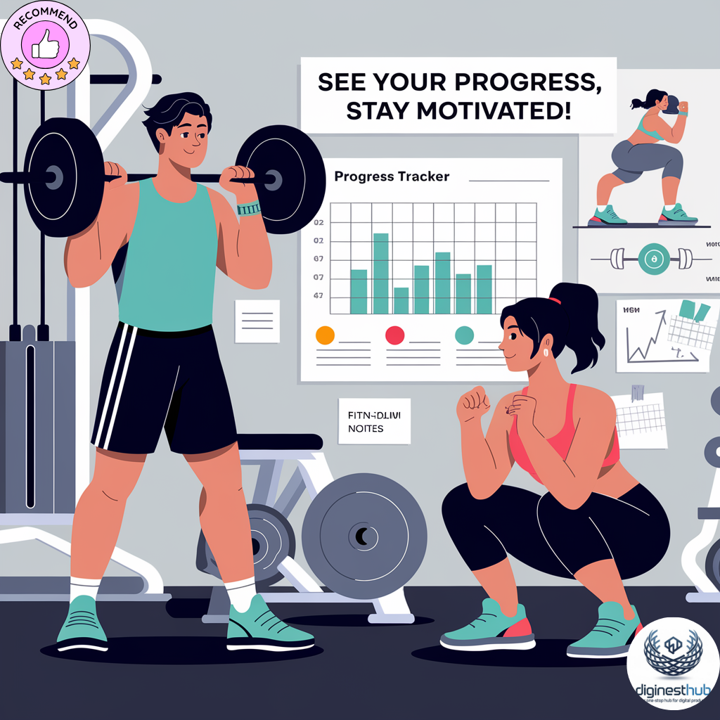 2025 Fitness Planner – 49+ Page Workout & Wellness Journal | Printable PDF | Daily, Weekly, Monthly Tracker | Goal Setting, Meal Planner, Habit Tracker - Image 2